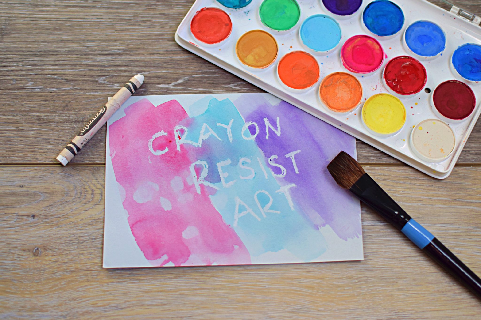 How to Make Crayon Resist Art 2020 | Entertain Your Toddler