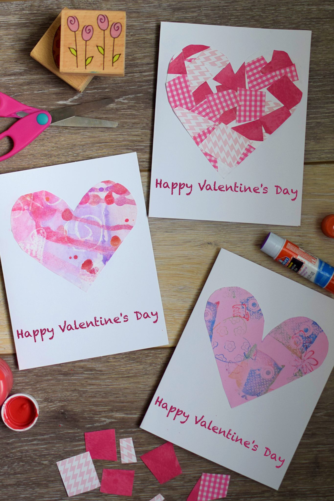 Valentine cards for 2024 toddlers to make