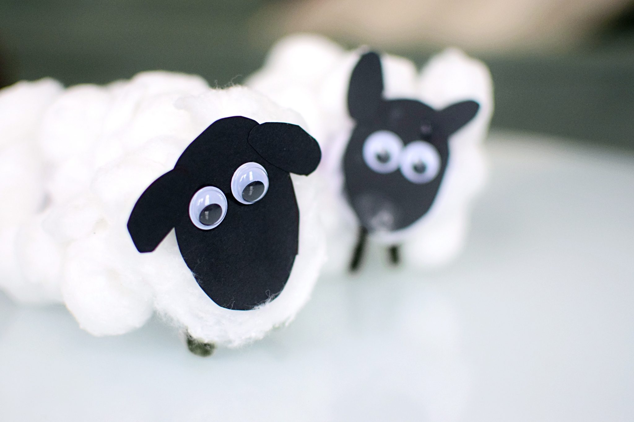 Cotton Ball Sheep Crafts for Kids 2024 - Entertain Your Toddler