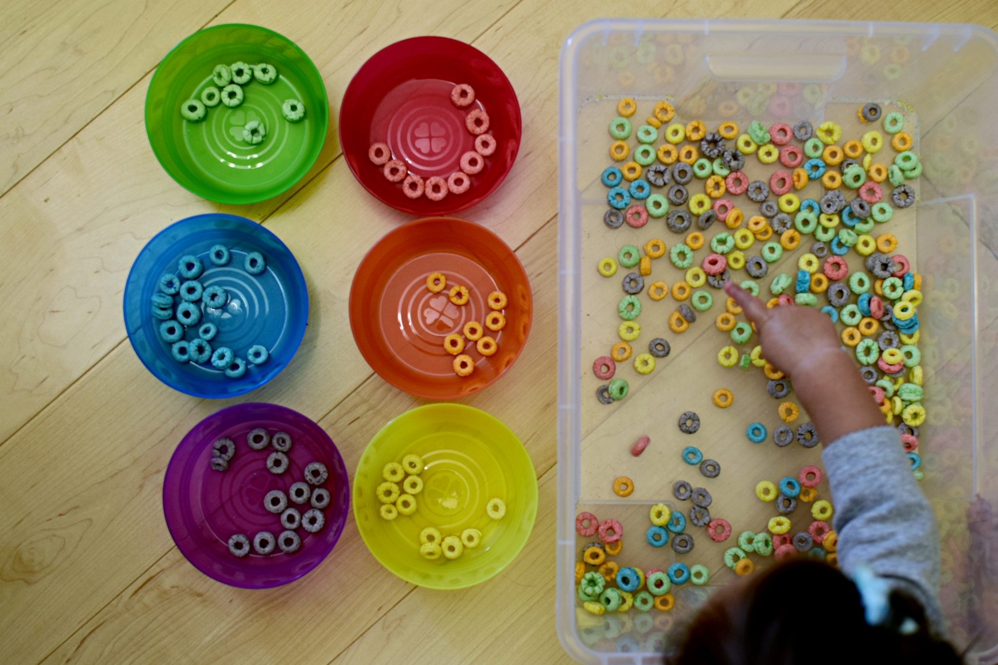 Color Sorting with Cereal 2024 - Entertain Your Toddler