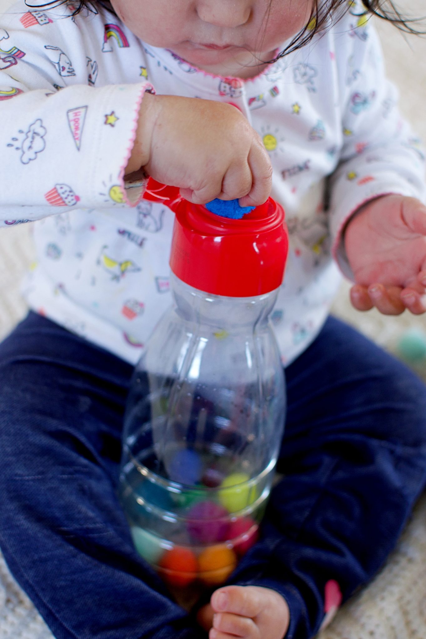 Pom Fill-and-Shake Bottle 2022 - Entertain Your Toddler