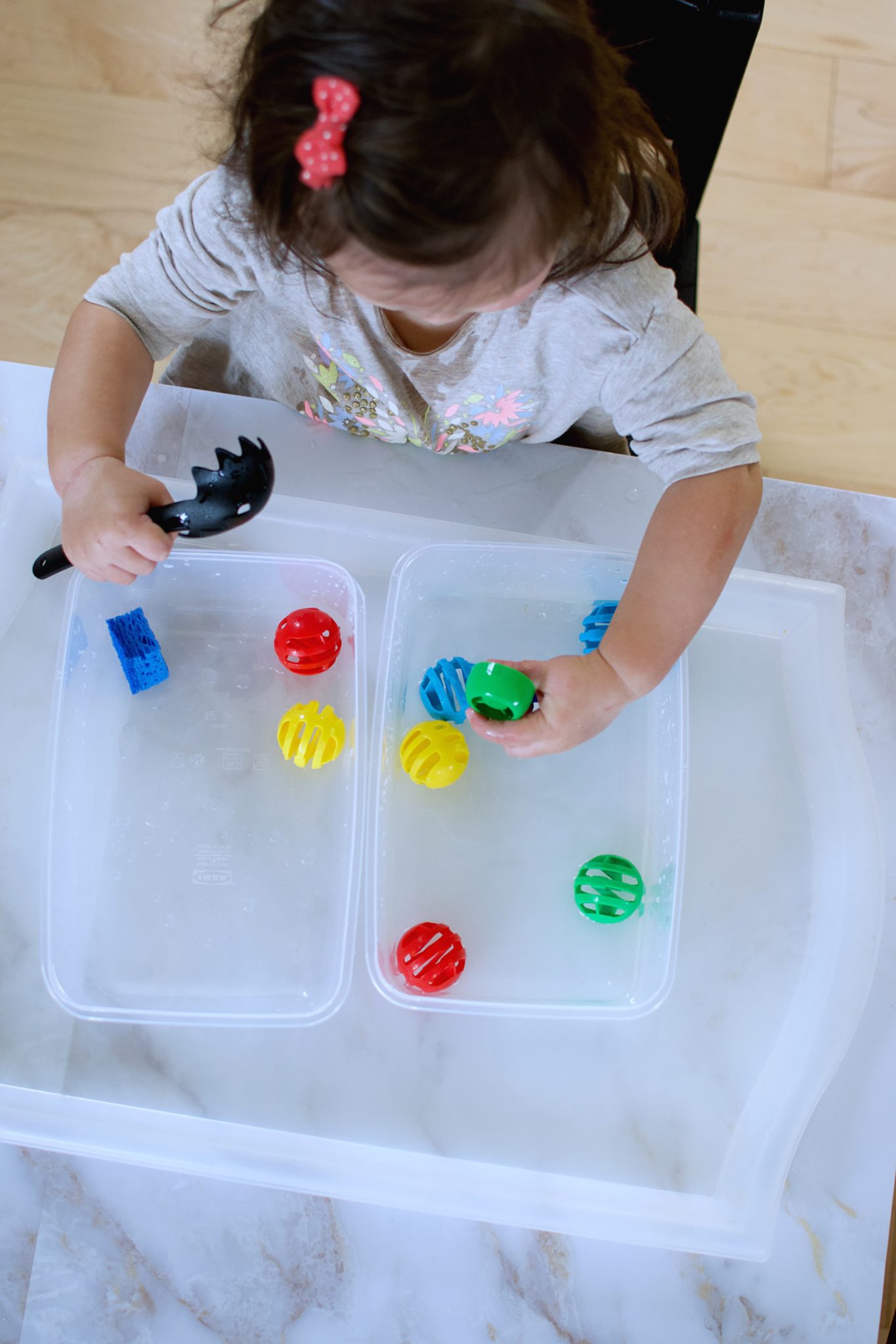 Scoop and Drop Floating Ball Activity for Toddlers 2022 - Entertain ...